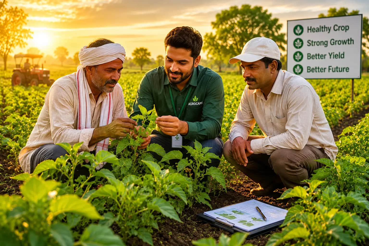 Crop inspection and field demonstration